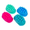 Molde de silicone para sabonete de massagem de furo único molde para decoração de bolo de vela molde para sabonete artesanal molde para assar cola de gota à vista