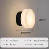 Luminária de parede para cabeceira de quarto de mármore transfronteiriça, luminária de parede de designer criativo nórdico para sala de estar, escritório de vendas, saguão, hotel