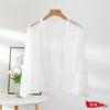 Nuevo Chal de Protección Solar de Verano para Mujer, Talla Grande Estilo Chino Moda Cardigan Exterior, Tejido Sedoso Delgado