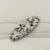 Presilha Oval para Cabelo em Tecido Floral Pequeno Estilo Coreano, Presilha Fresca e Fashion para Franja, Presilha Lateral Bb, Presilha de Cabelo para a Parte de Trás da Cabeça