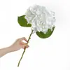 Textura 3D Hidratante Grande Hortênsia com 176 Pétalas, Flor Artificial para Arranjos Florais de Casamento e Decoração, Hortênsia de Filme Flor Falsa
