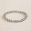 Pulsera de Piedra Lunar Gris Natural con Diseño Único, Piedra Ojo de Tigre Dorado, Pulsera de Cristal Labradorita Ojo de Tigre Azul Regalo