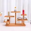 Estante de Exhibición de Almacenamiento de Madera de Múltiples Niveles Spot Estante Decorativo para Macetas Estante de Almacenamiento Hecho a Mano para Sala de Estar Estante de Madera para Joyería