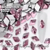 Joyería de Diamantes Rombo para Uñas 4*6mm Colorida Polygonal Plana Base Accesorios de Diamantes Joyería Xiaohongshu Diamante para Uñas Al por Mayor