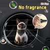 Lindo Clip de Perfume para Ventilación de Coche de Gato Gatito Acrílico Decoración de Coche Accesorio de Interior Adorno de Fragancia