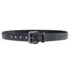 Cinturón de Cuero Tejido de Cuero Genuino para Hombre Bv Hebilla de Pin Casual Estilo de Lujo Ligero de Gama Alta Modelo para Hombre Exclusivamente para Ventas Transfronterizas desde el Fabricante