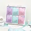 Cor Macaron Armazenamento de Documentos Clipe de Papel Bolsa de Escritório Clipe de Papel Plástico Bolsa de Clipes de Papel Pequenos Atacado
