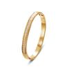Pulsera para niñas de alta calidad, no se decolora, estilo ins, pulsera de acero inoxidable con diamantes, joyería de acero de titanio, venta al por mayor de joyería