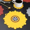 Yuechang Suministro de Girasol Al por Mayor Esterilla Aislante Creativa Esterilla Antideslizante para Tazones Esterilla para Ollas Manteles Individuales Posavasos para Té Esterilla Anti-quemaduras para Mesa