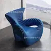 Silla de Ocio con Rodaja de Madera Maciza de Forma Única, Sillón Sofá Artístico de Gama Alta, Silla de Ocio para Villas, Hoteles y Casas de Huéspedes, Asientos Personalizados