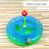 Brinquedo Personalizado de Fábrica para Gatos Mesa Giratória para Gatos Bola Arranhador para Gatos Rato de Pelúcia Vara Engraçada para Gatos Mesa Giratória de Diversão para Gatos Suprimentos para Animais de Estimação