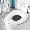 Asiento de inodoro plegable para niños, apto para niños y niñas, con diseño a prueba de salpicaduras, portátil para guardarlo y usarlo fácilmente al viajar