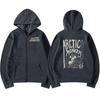 Sudadera con Cremallera Arctic Monkeys Álbum de Música para Hombre Holgada Pullover