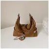 Bolso de Mano Sencillo para el Trayecto Diario de Invierno 2026 Bolso de Hombro Retro de Nicho de Gran Capacidad Bolso Cruzado de Moda Versátil