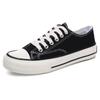 Zapatos de Lona Bajos Reeditados de los 70 para Mujer Verano Harajuku Sesión de Fotos Zapatos de Estudiante Retro Tono Vibrante Mismos Zapatos de Moda A07