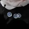 Pendientes de Platillo Volador Pequeños de Silicona de Grado Alimenticio Anti-Hiperplasia, Almohadillas para Prevenir el Colapso Interno, Parches Versátiles y Duraderos para Clip de Oreja, Parches Transparentes