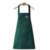 Delantal de estilo coreano, impermeable, ajustable, de tela de moda, para limpiarse las manos, mono de cocina a prueba de aceite