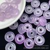 Tianqing Frozen Ice Purple 17mm Ping An Fivela Ping An Pingente Contas Jade Joias Faça Você Mesmo Brincos Espaçadores de Jade Atacado de Fábrica
