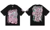 Transfronterizo Hellstar Hellstar Verano Nuevo Marca de Moda Europea y Americana Camiseta de Manga Corta Holgada para Hombre y Mujer Nfc