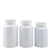 Botellas de Empaque Sólido Blancas de Boca Ancha en Stock, Botellas Redondas, Botellas de Hombro Redondo para Empaque de Dulces en Tableta, Botellas de Empaque Sólido para Tabletas