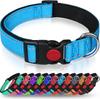 Popular Collar Reflectante de Nylon para Mascotas, Collar y Correa de Nylon Reflectante de Tela de Buceo para Perros en Stock