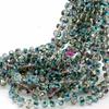 Cuentas de cristal de 10 mm para rueda con agujero pasante, accesorios de joyería hechos a mano, DIY, aretes, collar, pasador para el cabello, diadema, Navidad