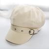 Gorra Octagonal de Celebridad de Internet para Mujer Primavera y Verano Delgada Combinable Boina Japonesa Sombrero Vintage Británico para Mujer Gorra de Moda Estilo Coreano