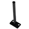 Soporte oculto redondo negro soporte invisible para partición clavo oculto Soporte para estante de muebles fabricante de soporte oculto