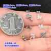 Prata Esterlina S925 Pingente de Pena Folha Finamente Trabalhado Joia de Cristal Pulseira Trançada Colar Acessórios Artesanais DIY