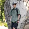 Nuevo de Moda Unisex Exterior Manga Corta UPF50+ Verano Estilo Montaña Protección UV Versátil Casual Secado Rápido Ropa de Pareja