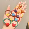 Elásticos de Cabelo Pequenos Infantis para Meninas, Elásticos de Cabelo Duráveis de Alta Elasticidade Não Danificam, Elásticos de Cabelo para Bebê, Argolas de Cabelo de Estrela e Bolinhas para Prender o Cabelo