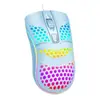 Comercio Exterior X6 Ratón Luminoso con Cable Panal Ligero para Juegos 4D Luminoso de Audio Oficina Agujero Universal Ratón