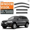 Adecuado para Volkswagen Touareg Lluvia y Spoiler de Lluvia Ceja de Lluvia Visera de Ventana VW Touareg