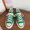 Zapatos de lona de corte bajo versátiles estilo retro clásico de los años 70 Harajuku para pareja de estudiantes, zapatillas de moda para mujer, celebridad de Internet