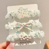 Elásticos de Cabelo Versáteis Estilo Coreano Desenho Animado, Duráveis e Fofos, Scrunchies de Alto Valor, Cordas de Cabelo Frescas e de Alta Elasticidade para Uso Diário