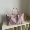 Bolsa Casual Estilo Coreano 2026 Otoño Versión Coreana Estampado de Leopardo Retro Gran Capacidad Tote Moda para el Trabajo y el Viaje Bolso de Hombro Único