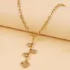 Collar Redondo de Moda Transfronterizo Europeo y Americano con Diseño Único, Cadena para Clavícula con Borla, Accesorio Versátil de Uso Diario para Viajes para Mujeres