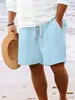 Calça Casual Masculina de Verão de Comprimento Médio, Tamanho Europeu, Marca de Moda High Street Europeia e Americana, Shorts Xadrez Casual Masculino, Cross-Border