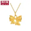 Colgante de Oro Puro 999 Shuibei Gold Collar de Oro Puro 24K Promoción de la Industria de la Belleza Regalo Fábrica Personalización