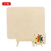 Dia das Crianças Quadro de Desenho DIY Pai e Filho Quadro de Argila Floco de Neve Pintura Graffiti Colorir Jardim de Infância Quadro de Desenho de Madeira Suporte
