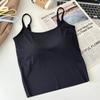 Verão Ice Silk Spice Girl Camisola Interior De Uma Peça Peitoral Base Roupa Interior Slim-fit Desgaste Externo All-match Thin Top
