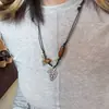 Collar con Colgante de Uva de Madera Estilo Coreano, Personalizable, Versátil, Cadena para Clavícula a la Moda, Joyería de Nicho de Alto Temperamento al por Mayor