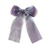 Tres Estados Verano Nuevo Mermaid Ji Xue Hilo Cinta Lazo Pinza de Pato Tejido de Mujer Japonés y Coreano Micro-destello Pinza Horizontal Accesorios para el Cabello