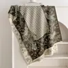 Bufanda Chal de Imitación Cachemir Jacquard Cruzado 185*65 con Diseño Floral de Pájaros y Cuadros Capa Cálida Ropa Exterior Fabricante de Comercio Exterior Venta al por Mayor