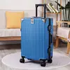 Mala de Viagem Feminina Japonesa e Coreana de 20 polegadas com Cadeado de Senha, Mala Trolley de Grande Capacidade, Mala de Bordo para Negócios, Mala de Viagem Unissex, Bolsa de Bagagem