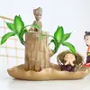 Madera de brasil planta en maceta interior madera de la suerte retención de agua oficina planta verde madera de brasil al por mayor agua planta hidropónica en maceta