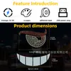 Nueva Luz Decorativa LED para Coche Ojo de Diablo Modificada Luz Ojo Grande Kazilan Decoración Personalizada 11 Modos USB