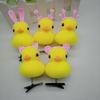 Lindo Artefacto Diadema Rosa Pasador de Pato Amarillo Orejas de Conejo Orejas de Gato Mickey Estrella de Cinco Puntas Regalo para Estudiante de Clase