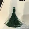 Directo de fábrica 8CM borla corta y gruesa con púas colgante antiguo Hanfu marcapáginas estilo chino anillo de tracción accesorios de borla