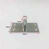 Mola de Piso para Porta de Vidro Extensão do Eixo Superior Peça do Eixo Superior Acessórios de Ferragens Aço Inoxidável Eixo Fixo Simples Suporte Superior de Fixação
